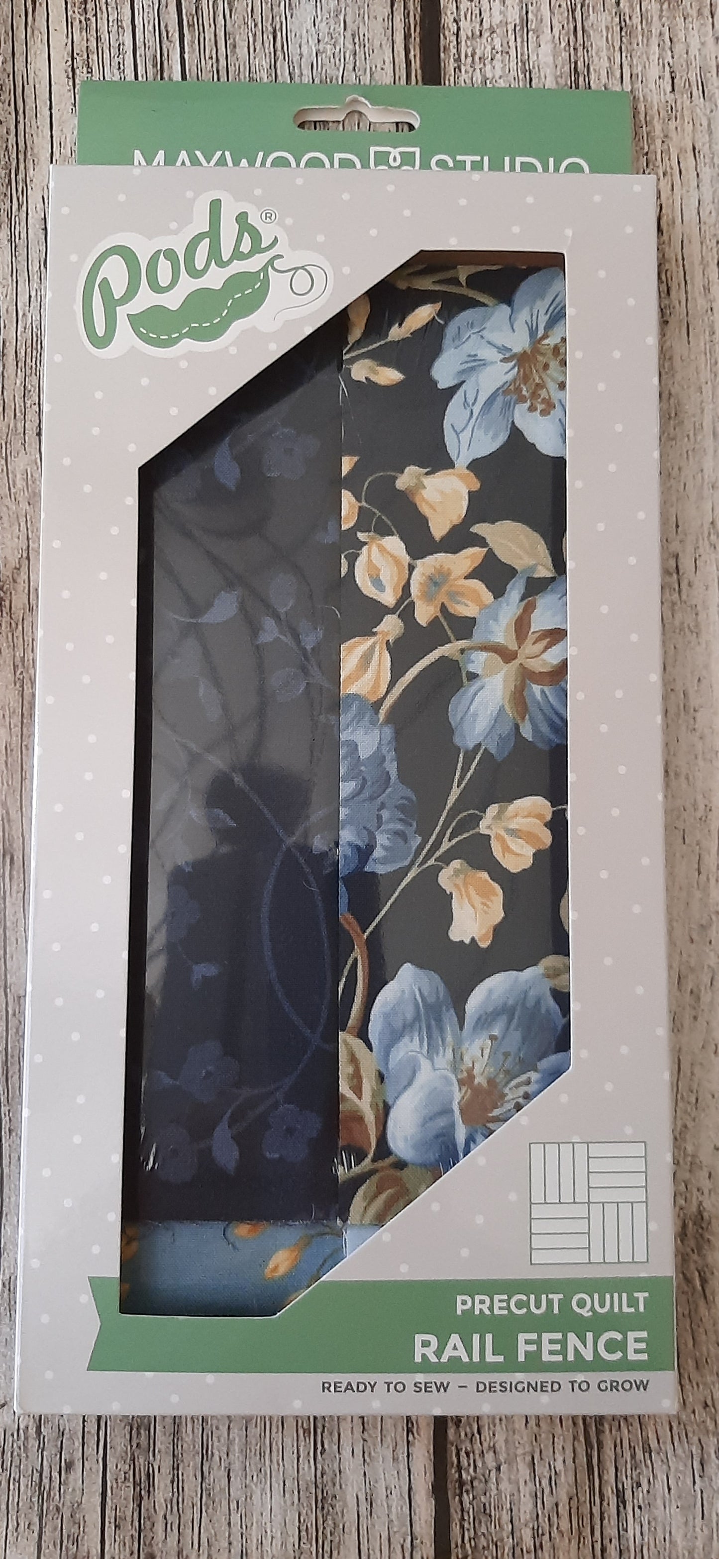 Nähset Maywood Studio Rail Fence Quilt