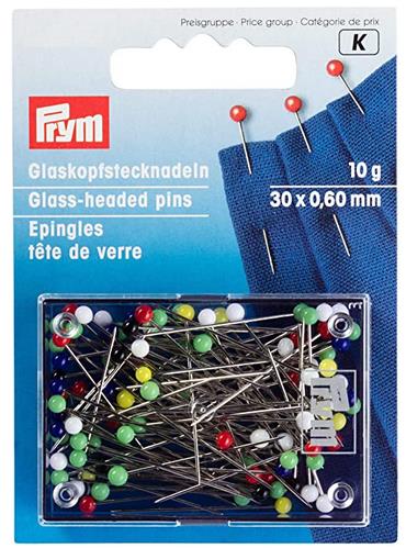 Prym Glaskopfstecknadeln 30 x 0,60 mm