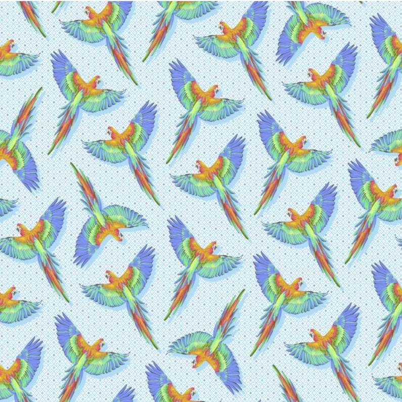 Free Spirit Tula Pink Daydreamer Macaw Ya Later