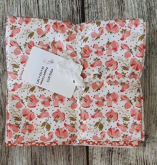 Prairie Sisters Bundle Fatquarter Poppy Cotton Set 3