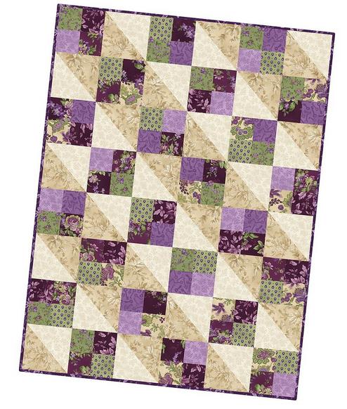 Nähset Maywood Studio FourSquare Quilt