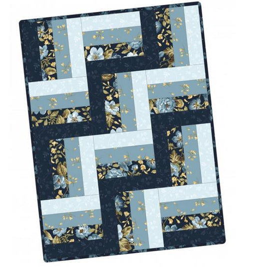 Nähset Maywood Studio Rail Fence Quilt