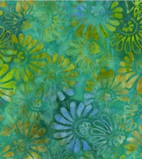 Anthology Fabrics "Floral Fan" "A Mermaid"